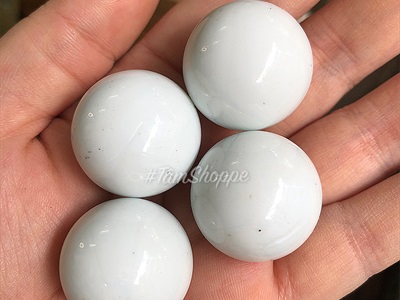 Set 4 viên bi trắng to ĐK2,5cm PKHM-BI-01